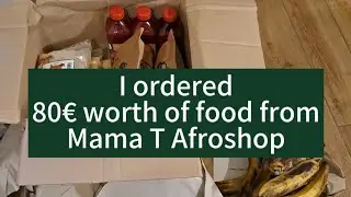 I ordered African food online for the 1st time.