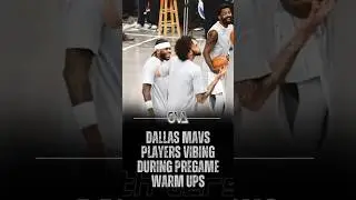 Dallas Mavs Players VIBING During Pregame Warm Ups