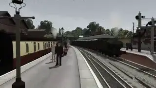 Penarth Station, as it was.....  (you may want to turn the sound down due to VERY squealy wheels!)