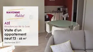 Visite d'un appartement T3 neuf &agrave; loyer mod&eacute;r&eacute; &agrave; Az&eacute;