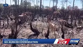 Palm Beach County Fire Department's 'no burn' recommendation