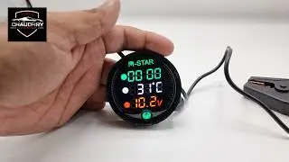 3in1 Motorbike LED Digital Meter