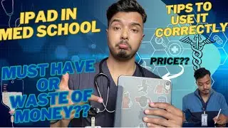 iPad in Medical School // Worth a buy or Just a Fancy Stuff ?? Tips to Use it Correctly 🙌🏽