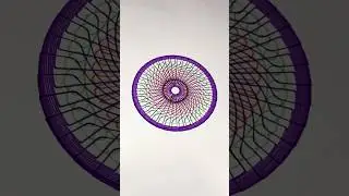 Relaxing ASMR Spirograph Patterns | Calming Art for Deep Relax! #art #shorts #spirograph #trending