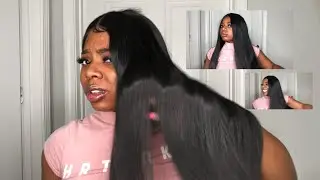 AFFORDABLE FRONTAL WIG | HUMAN HAIR DUPE? | ASHANT&Eacute; EDWARDS | FT ENTRANCED STYLES (AMAZON COMPANY)