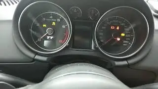 Audi tt staging (needle sweep) with red fis.