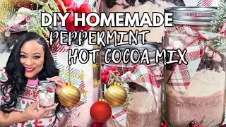 Double Chocolate Peppermint Hot Cocoa Mix!