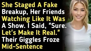 She Staged A Fake Breakup, Her Friends Watching Like It Was A Show. I Said, 