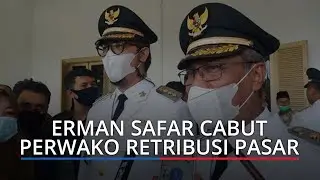 Resmi Pimpin Bukittinggi, Erman Safar-Marfendi Langsung Tancap Gas, Cabut Perwako Retribusi Pasar