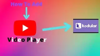 How To Add Youtube Video Player In Kodular II How to use YouTube Player Components in App II Kodular