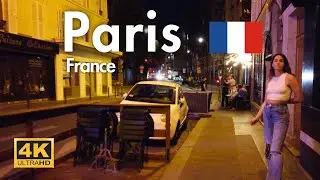 🇫🇷 PARIS AFTER DARK SUMMER NIGHTLIFE IN PIGALLE DISTRICT MOULIN ROUGE 4K