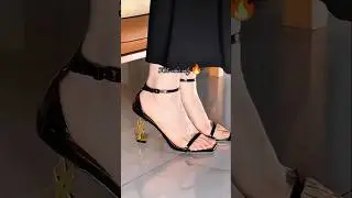 Luxury YSL Heels 👠 Yves Saint Laurent Black High Heel |Design 2026 #fashion #viral #shorts #ysl #fyp