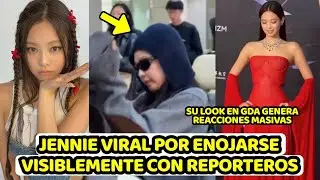 JENNIE PIERDE EL CONTROL Y SE ENOJA CON REPORTEROS ANTES DE LOS GOLDEN DISC AWARDS...