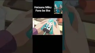 Hatsune Miku Fans be like:
