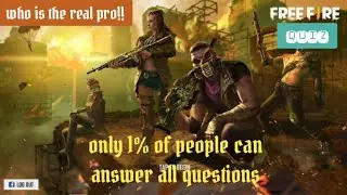 free fire quiz. only pro players can answer all questions!!!