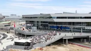 Time-lapse af Dokk1s f&oslash;rste d&oslash;gn