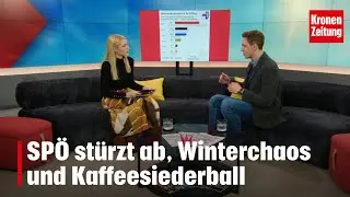 SP&Ouml; st&uuml;rzt ab, Winterchaos und Kaffeesiederball | krone.tv KRONE ZU MITTAG