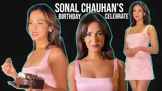 Jannat Girl Sonal Chauhan Glows in Pink as She Celebrates Her Birthday🎂  with Media! 💖🎉