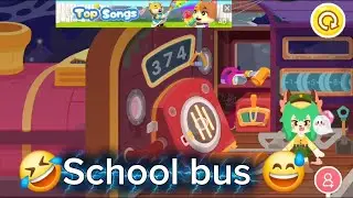 🤣School bus 😅kid's game video //#babyjohn #johnboy #games  