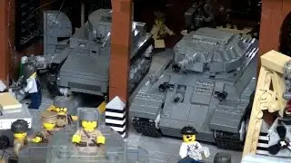 LEGO WWII Russian tank depot &ndash; Brickmania