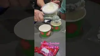 Fruity Sundae Icecream Kit #icecream #sundae #candy #sweets #treat
