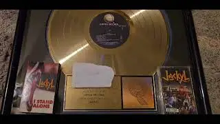 Jackyl RIAA Gold Sales Award. Record, CD, Cassette Redneck Punk Style!!