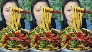 Rural Food Eating Show | Satisfying Spicy Malatang Noodles Soup, Hot & Addictive