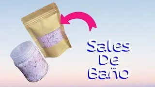 Como hacer sales de ba&ntilde;o s&uacute;per relajantes 