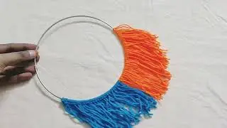 Wool wind chime || #diy #diycrafts #wool #windchime