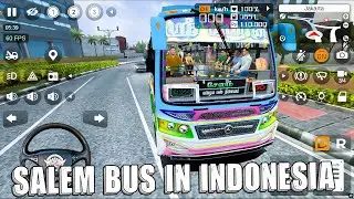 Kumaran Bus Mod Tamil | Bus Simulator Indonesia | Salem bus in indonesia