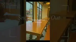 Snowy Night Out In Toronto            #dayinmylife #viralvideo #cozyvideo #funny