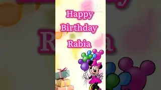 Happy birthday 🎂 Rabia |New theme 🥳 Celebrate 🎉 your special day #birthday#status #wishes#gif