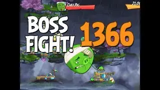 Angry Birds 2 Boss Fight 196! Chef Pig Level 1366 Walkthrough - iOS, Android