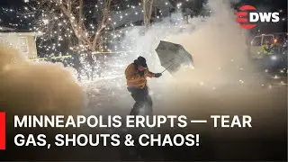 MASSIVE Chaos in Minneapolis: Tear Gas Fired as Federal Agents Clash With Protesters | AC1Z