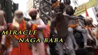 FAMOUS NAGA BABA--PULLING POLICE JEEP BY PENIS