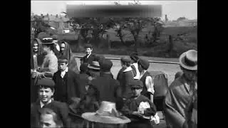 1900 - Workpeople Leaving Ryland's Mill, Gorton, Manchester - Sagar Mitchell & James Kenyon