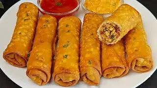 Crispy Chicken Spring Roll Recipe | Make and Freeze Recipe