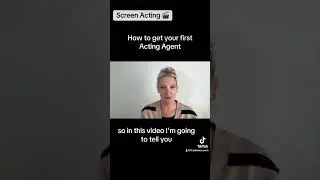 How to get your first acting agent! Full video available on YouTube #acting #childactor #learning