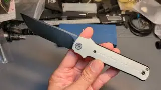 In-depth look at the Petrified Fish PFB04 TENA, with D2 Blade Steel & g10 scales