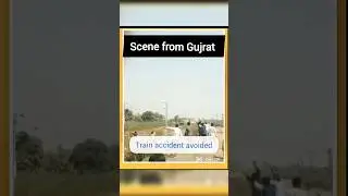 Train accident avoided | Scene from Gujrat | residents showed red flag