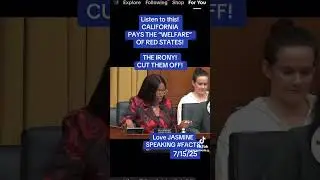 California Pays the  &ldquo;Welfare&rdquo; of Red States #duet #tiktok #california #trump