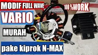 Ubah Full wave Vario pakai kiprok N-MAX