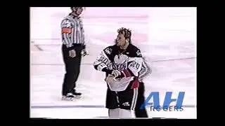 OHL Jan. 7, 2000 Brian McGrattan,MIS v Chris Boucher,TOR x2 Clips Toronto St. Michael's Majors Missi