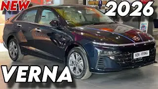 2026 Hyundai VERNA SX ₹12.70 LAKH😱|| Top Selling Variant || 2026 Verna Black Colour Detailed Review 