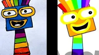 #Sprunki OC Seven ( Number block) ,Hungry worm,67 Phase #Drawjng Art incredibox....