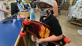 Santa Cruz Skateboard. First longboard. MaddoggBlaster gets first Santa Cruz