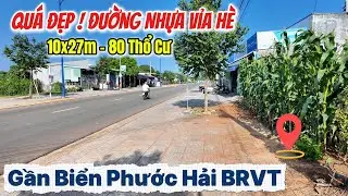 Vị Trí Quá Đẹp !! Mặt Tiền Đường Nhựa Vỉa Hè Kinh doanh Buôn Bán Tại Đất Đỏ BRVT Gần Biển Phước Hải