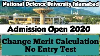 National Defence University Islamabad Admission || NDU islamabad Fall Admission 2020