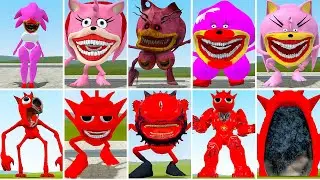 ALL NEW SONIC PINK VS SHADOW TAPES PINK VS ALL NEW SPRUNKI RADDY VS RADDY MECHATITAN in GARRY'S MOD!