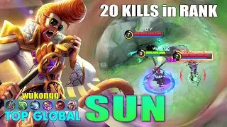 Sun Back to Meta 20 Kills in Rank Match ~ Mobile Legends